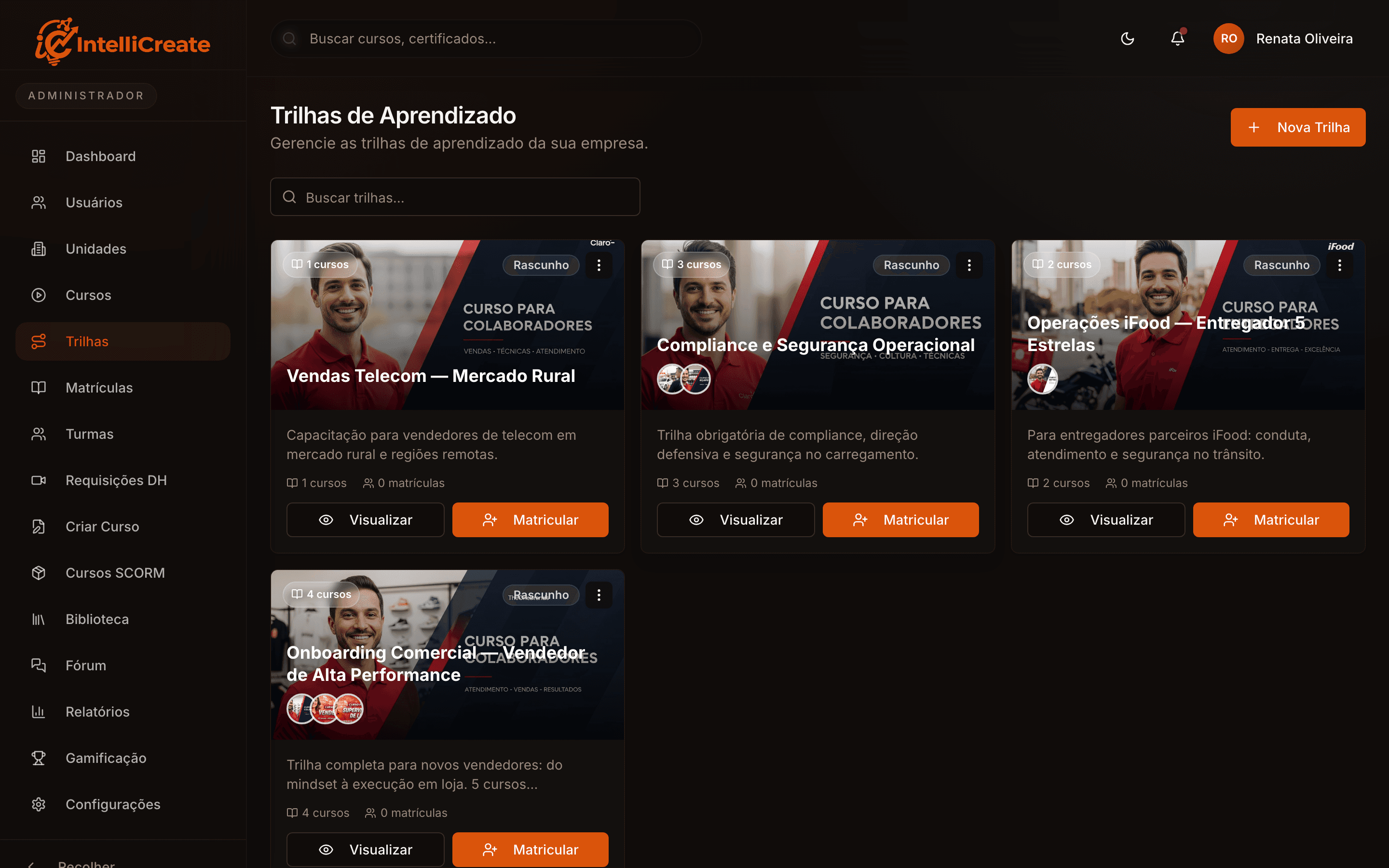 Trilhas de aprendizagem